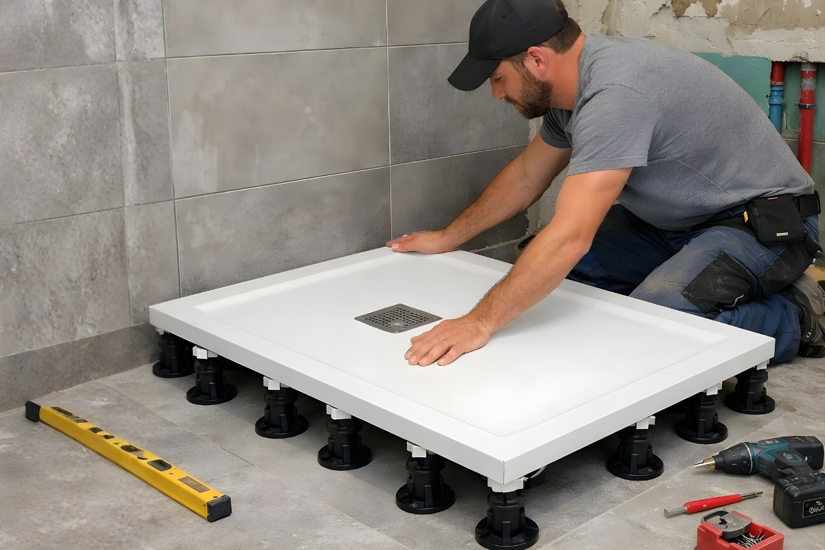 Installer son receveur de douche sur pieds : comment procéder ?