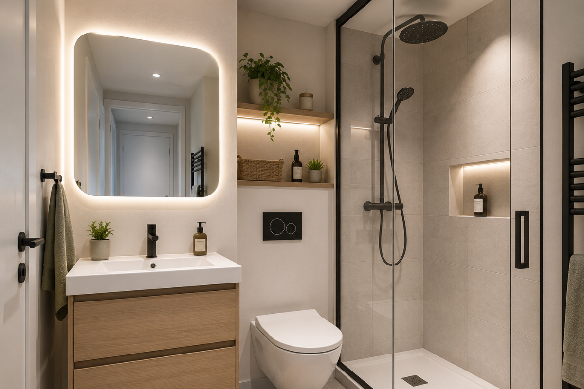 Comment aménager une petite salle de bain ?