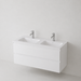 Meuble de salle de bain suspendu STEP Blanc Mat - Sanizeo