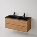 Meuble de salle de bain suspendu STEP Bois - Sanizeo