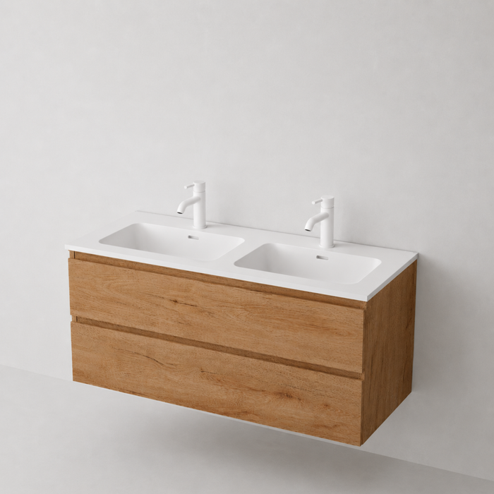 Meuble de salle de bain suspendu STEP Bois - Sanizeo