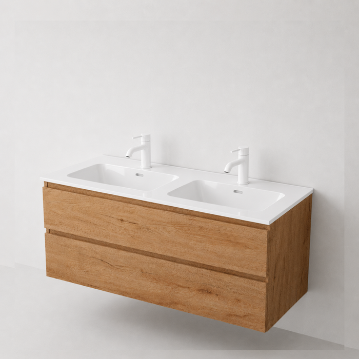 Meuble de salle de bain suspendu STEP Bois - Sanizeo