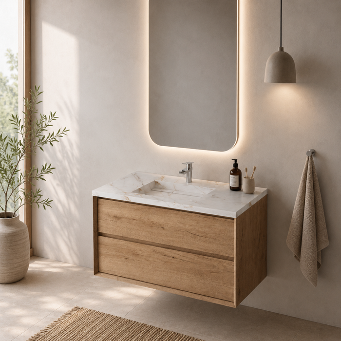 Meuble de salle de bain suspendu COOL Mud