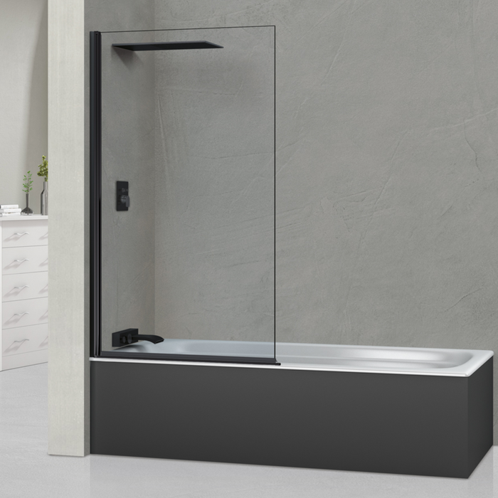 Pare Baignoire Pivotant ALSACE SPORT Noir - Sanizeo