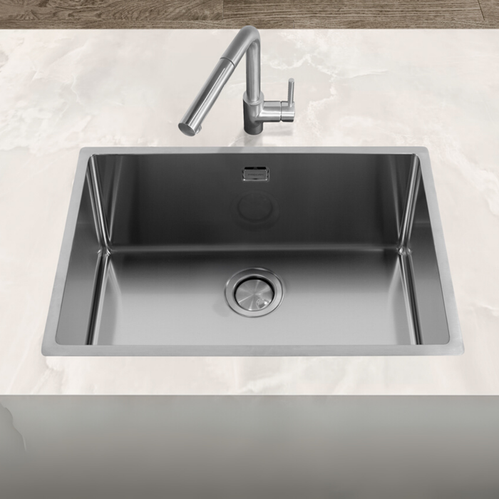 Évier affleurant Acier Inoxydable AMPLA - Sanizeo