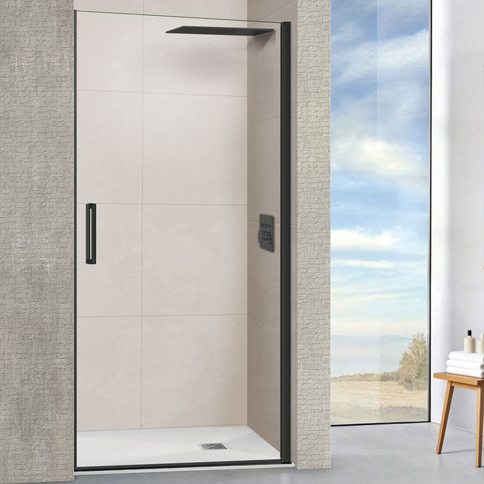 Paroi de Douche ALSACE 1P Noir
