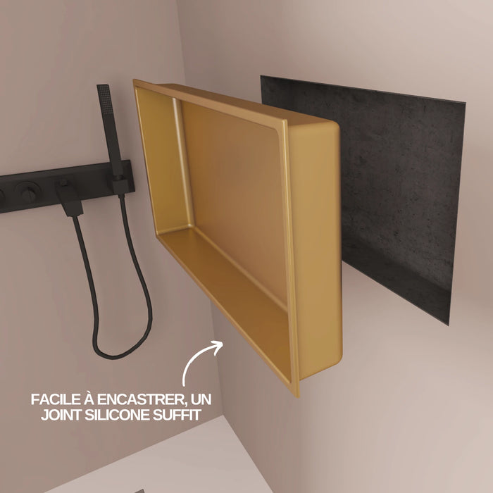 Niche de Douche Murale NOOK Or