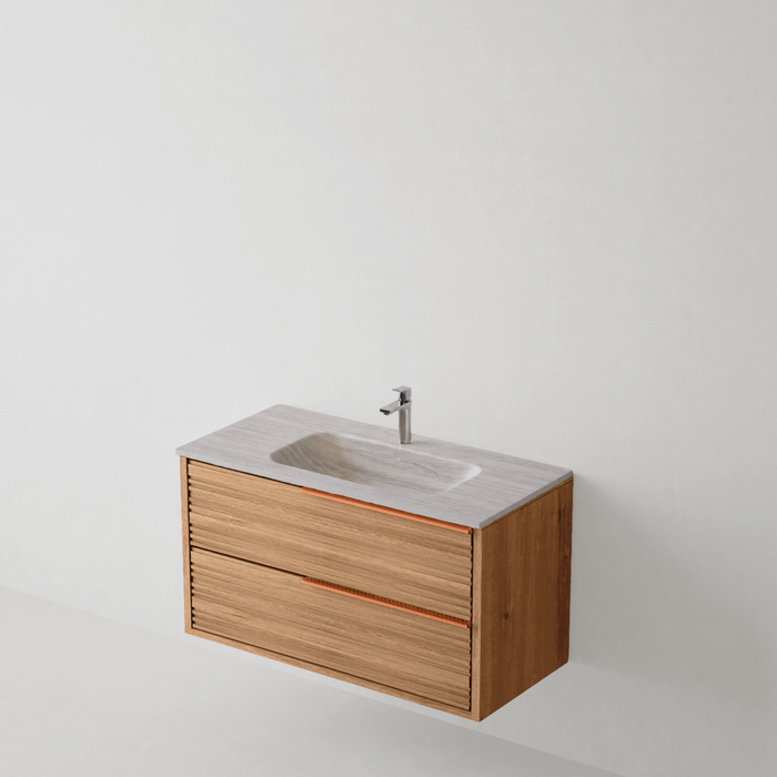 Meuble de salle de bain suspendu BAMBOO