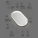 Miroir Lumineux Anti-Buée Tri-LED BARI - LEDIMEX - Sanizeo