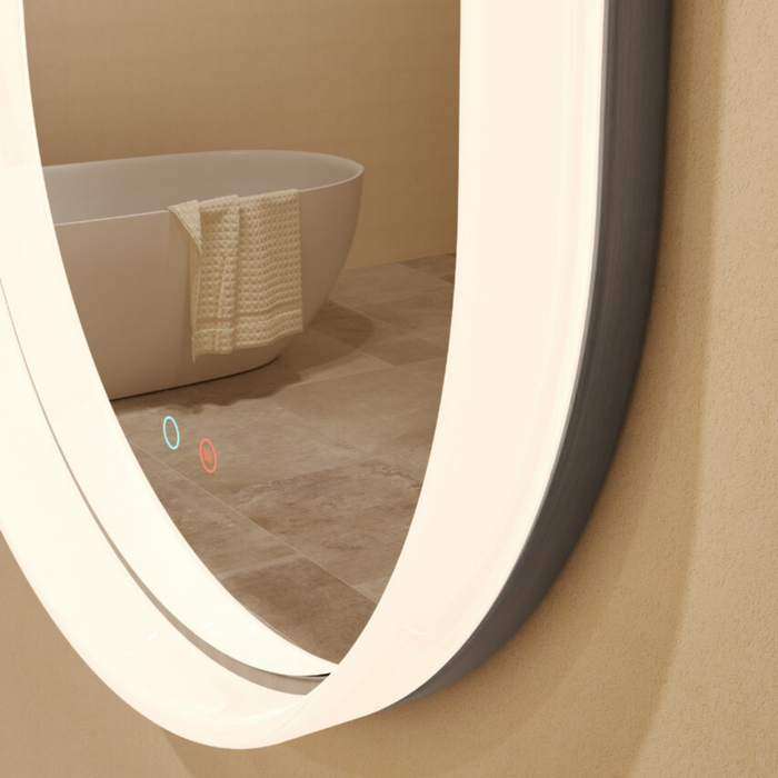 Miroir Lumineux Anti-Buée Tri-LED BARI - LEDIMEX - Sanizeo
