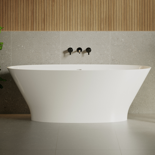 Baignoire Îlot BRUS Blanc Brillant - Sanizeo