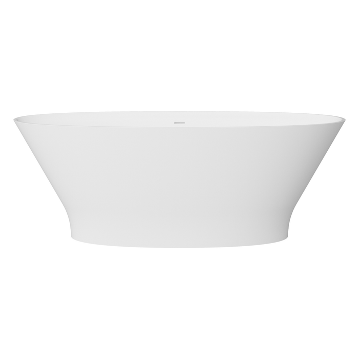 Baignoire Îlot BRUS Blanc Mat - Sanizeo