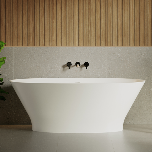 Baignoire Îlot BRUS Blanc Mat - Sanizeo