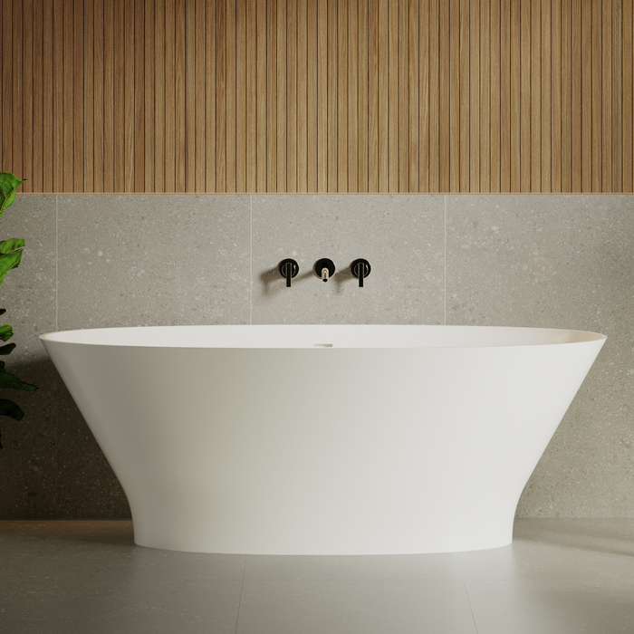 Baignoire Îlot BRUS Blanc Mat - Sanizeo