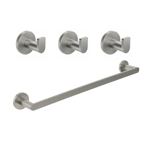 Lot de Patères et Porte serviette PRACTIC - Sanizeo