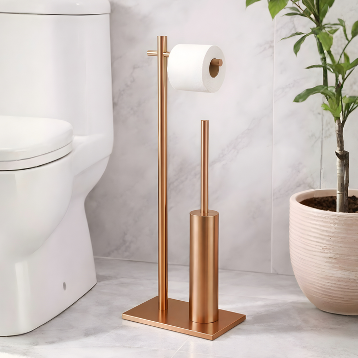 Porte papier WC avec balai intégré PRACTIC