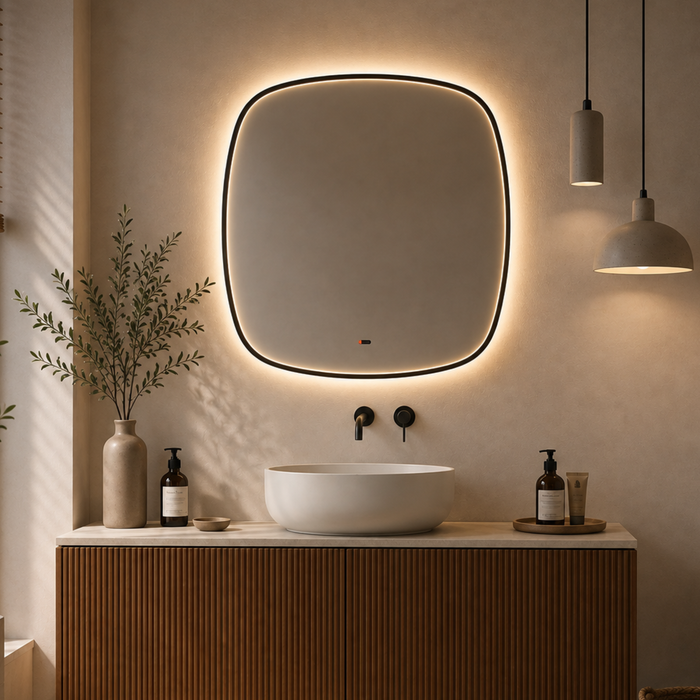 Miroir Lumineux Anti-Buée Tri-LED CATANIA - LEDIMEX - Sanizeo
