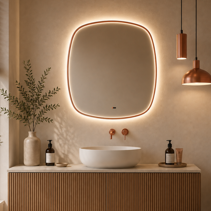 Miroir Lumineux Anti-Buée Tri-LED CATANIA - LEDIMEX - Sanizeo