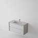 Meuble de salle de bain suspendu COOL Blanc - Sanizeo