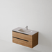 Meuble de salle de bain suspendu DUO Sand - Sanizeo