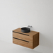 Meuble de salle de bain suspendu DUO Sand - Sanizeo