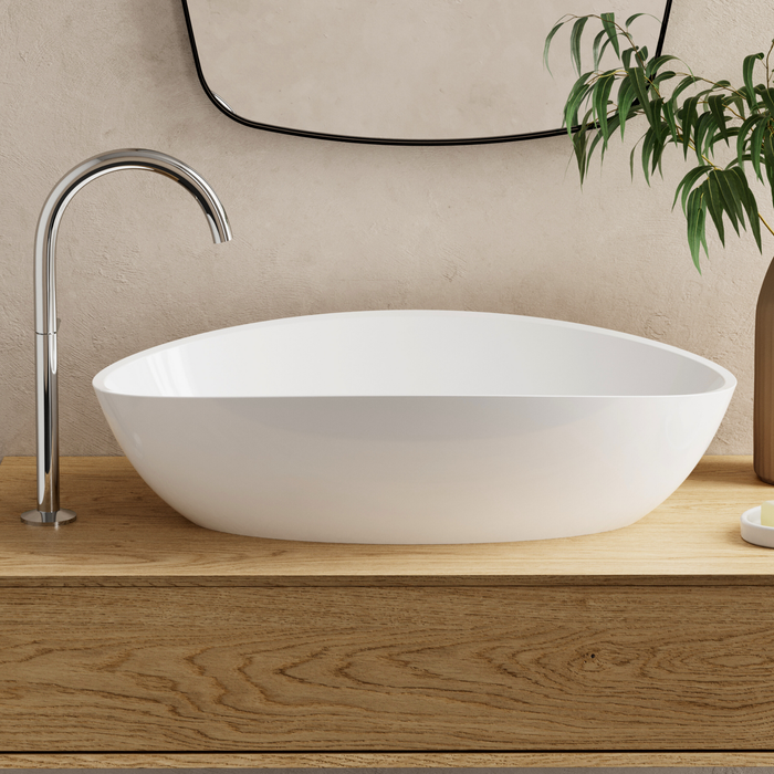 Vasque à poser EIRA Blanc Brillant