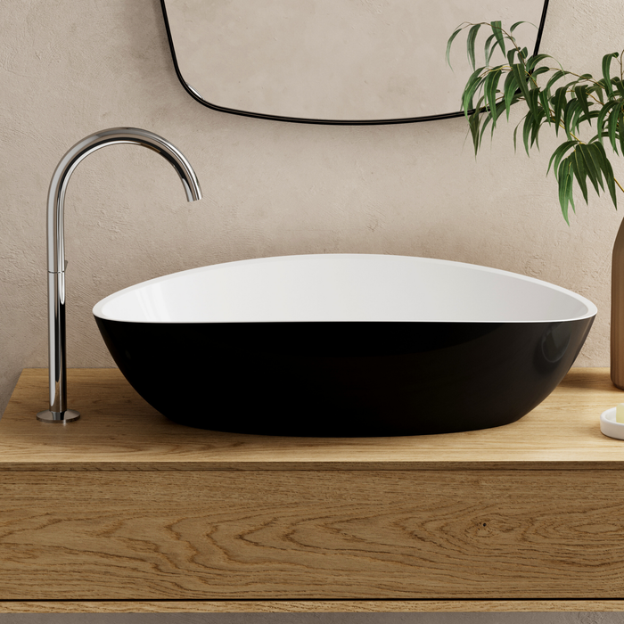 Vasque à poser EIRA Noir et Blanc