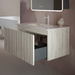 Meuble Suspendu FER 1 Coloris Blanc NOFER Sanizéo DECOSAN - Visuel d'ambiance