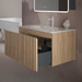 Meuble Suspendu FER 1 Coloris Bois NOFER Sanizéo DECOSAN - Visuel d'ambiance 