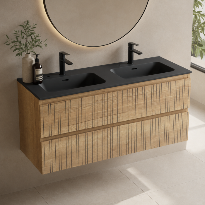 Meuble Suspendu FER Coloris Bois NOFER Sanizéo DECOSAN - Visuel d'ambiance