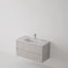 Meuble Suspendu FER Coloris Blanc NOFER Sanizéo DECOSAN - Vasque LANICOR Porcelaine Marbré Blanc