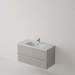Meuble Suspendu FER Coloris Blanc NOFER Sanizéo DECOSAN - Vasque BLOW Solid Surface