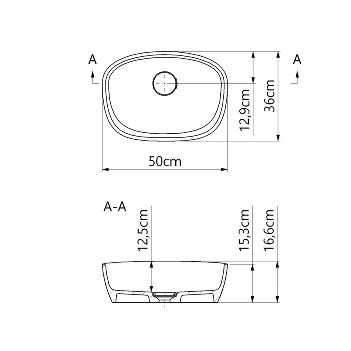 Vasque à poser FRODE Gris