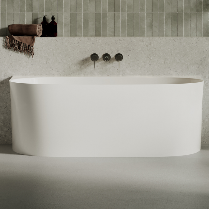 Baignoire Asymétrique FROSK Blanc Brillant - Sanizeo