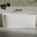 Baignoire Asymétrique FROSK Blanc Brillant - Sanizeo