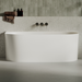 Baignoire Asymétrique FROSK Blanc Mat - Sanizeo