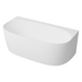 Baignoire Asymétrique FROSK Blanc Mat - Sanizeo