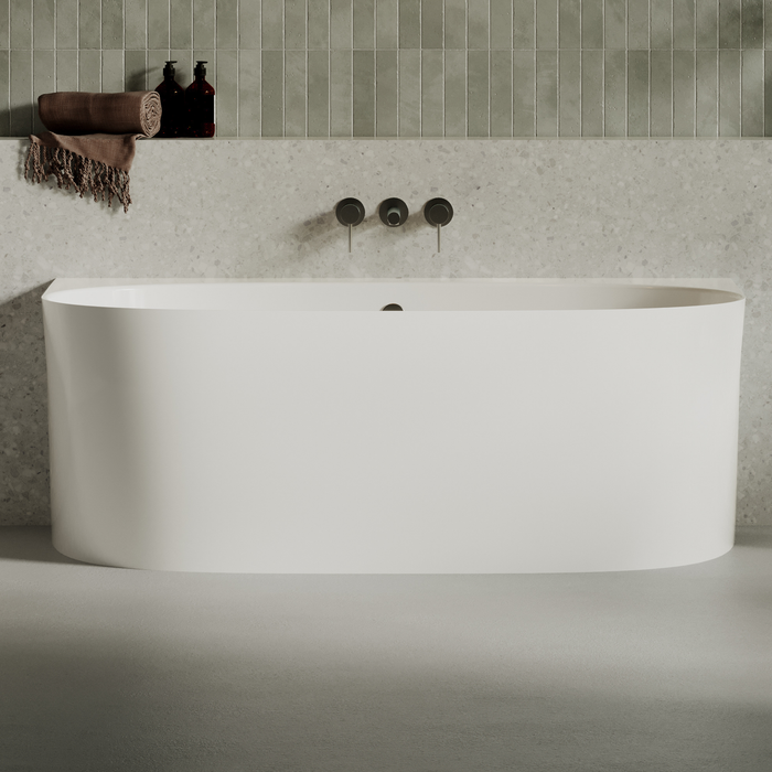 Baignoire Asymétrique FROSK Blanc Brillant - Sanizeo