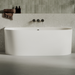 Baignoire Asymétrique FROSK Blanc Brillant - Sanizeo