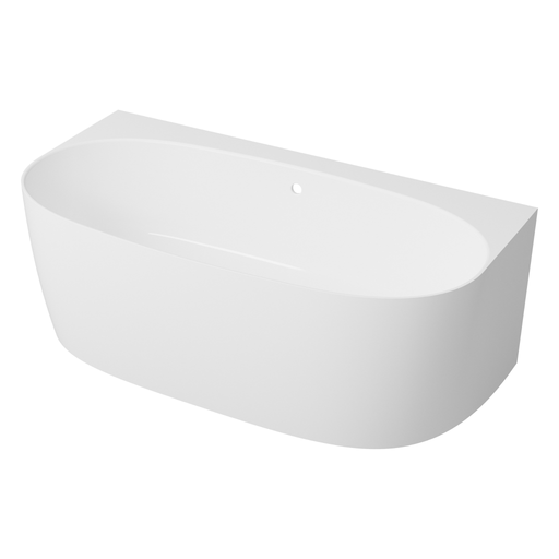 Baignoire Asymétrique FROSK Blanc Brillant - Sanizeo
