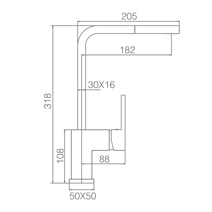 Mitigeur de Cuisine COX - Sanizeo