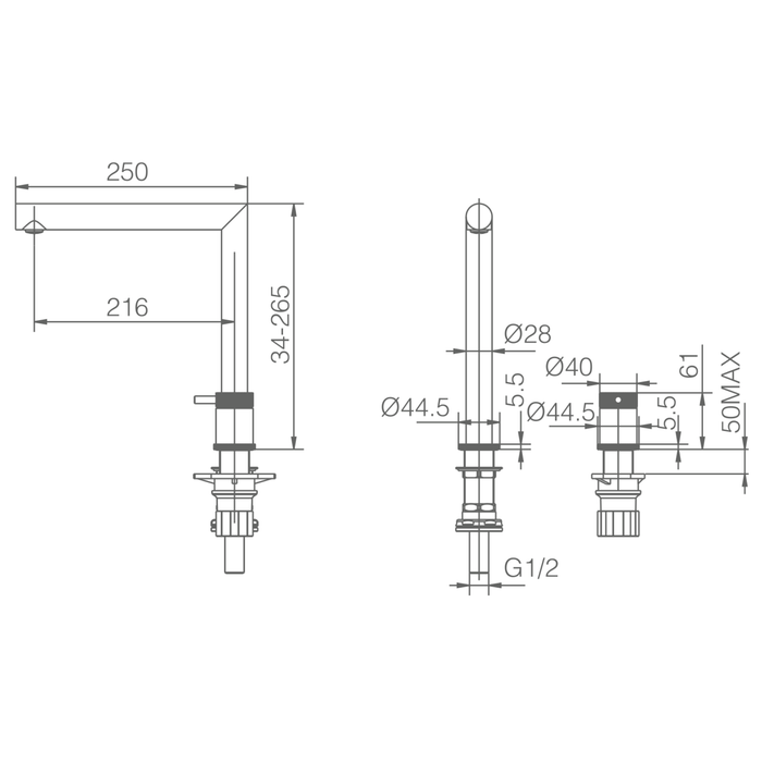 Mitigeur de Cuisine ITACA - Sanizeo