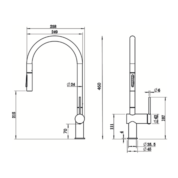 Mitigeur de Cuisine BERNA - Sanizeo