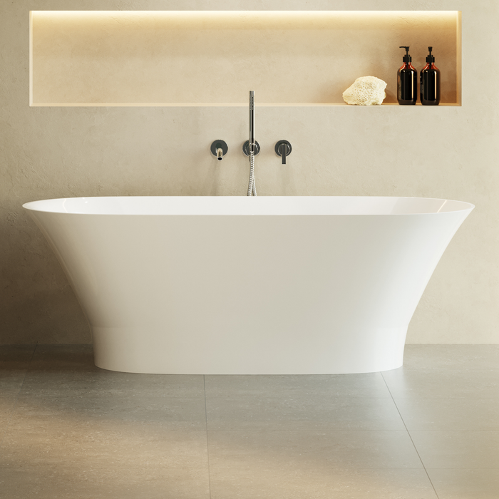 Baignoire Îlot GLIT Blanc Brillant - Sanizeo
