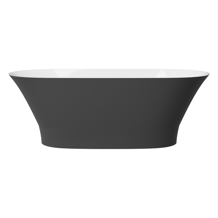 Baignoire Îlot GLIT Noir Mat - Sanizeo