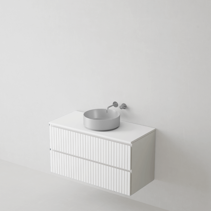 Meuble de salle de bain suspendu GLOW Blanc