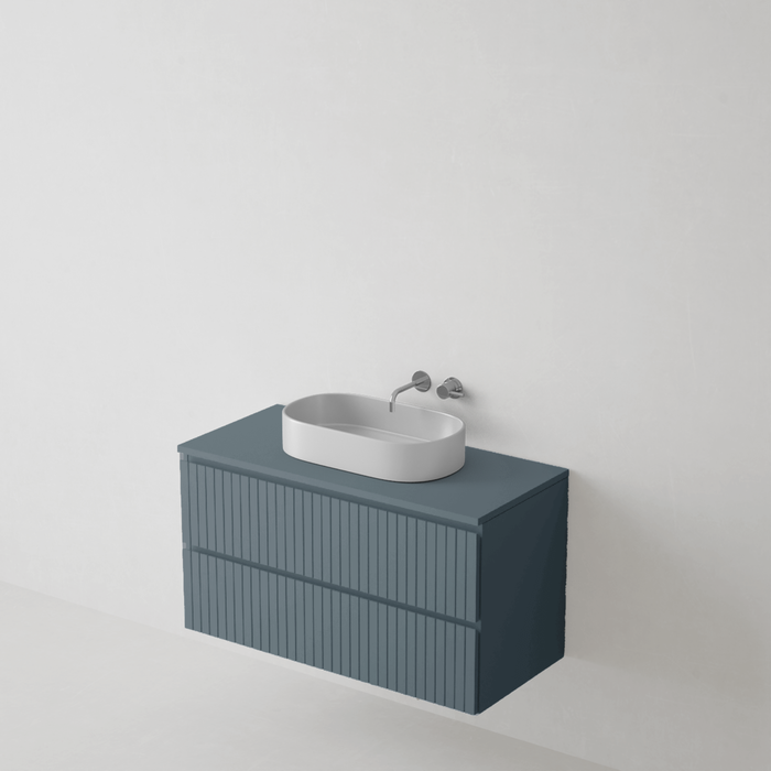 Meuble de salle de bain suspendu GLOW Cobalt