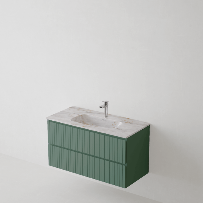Meuble de salle de bain suspendu GLOW Mint