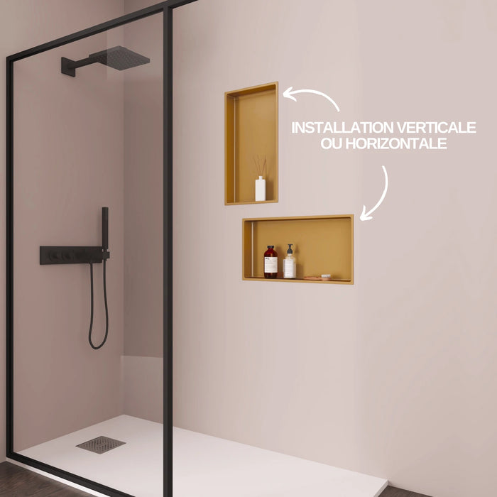 Niche de Douche Murale NOOK Or