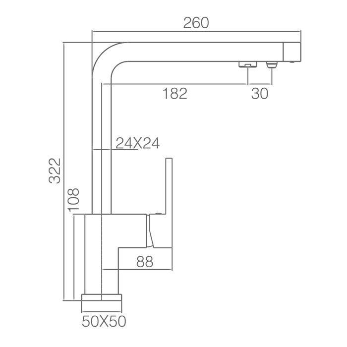 Mitigeur de Cuisine Osmoseur CAPRI - Sanizeo